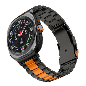 Luxury Bracelet For Samsung Galaxy Watch Ultra 47mm LTE Stainless Steel Strap For Galax Watch Ultra 47mm Business No Gaps Band
