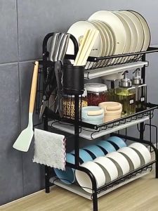 G-Wind 💥ถูกที่สุด💥 ชั้นวางจาน ชั้นวางสแตนเลส ที่คว่ำจานชาม ชั้นวางของในครัว 2/3 ชั้น รุ่น H656