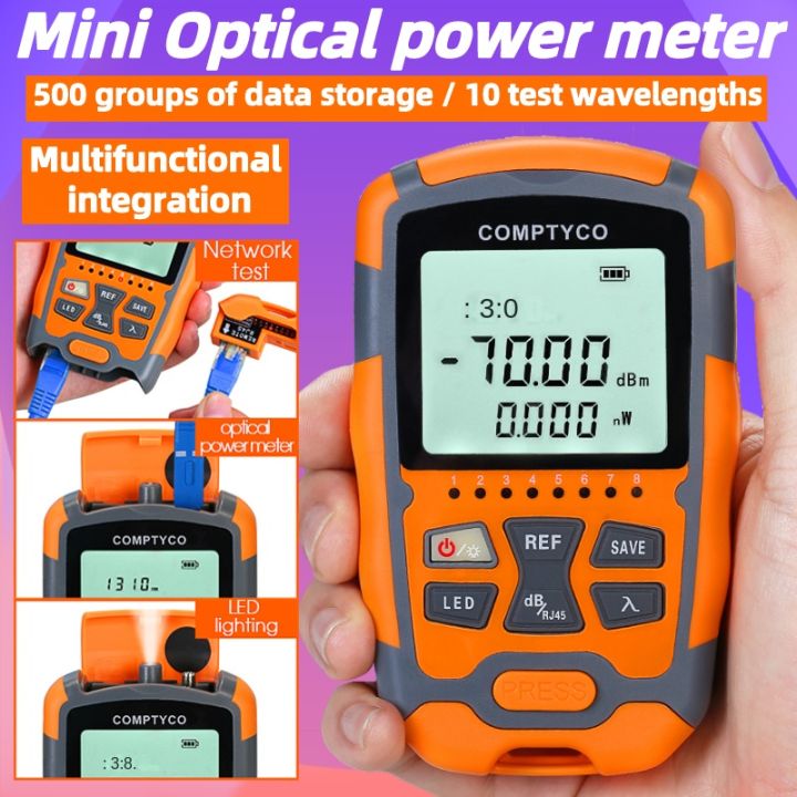 Testeur De Puissance Optique Mini - 2.5mm FC/SC/ST, Longueurs D'onde 850~1650nm