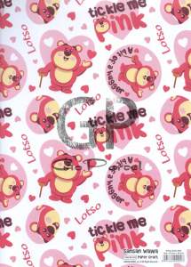 ( 5 Lembar ) TOYSTORY AND LOTSO KERTAS KADO SANWA - TOYS AT PLAY SANSAN WAWA GIFT WRAPPING PAPER MOTIF KARAKTER ANAK