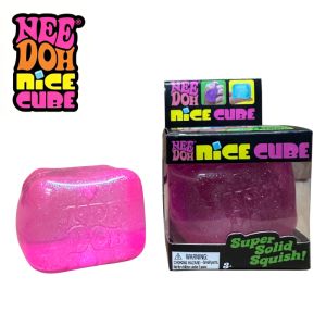 Schylling | Needoh Schylling Glitter Cube Maltose Ice Cube Soft Squeeze Slow Rebound Sensory Fidget Toy Stress Relief Relax Toy