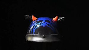 1Pair Motorcycle Helmet Devil Horns Multicolor Electric Bike Car Helmet Styling Headwear Decoration With Stickers Accessories