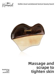 KRRAMEL | Natural Tibetan Horn Face Gua Sha Scraper
