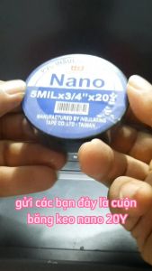 Băng Keo Kiện Băng Dính Nhiều Màu 20Y - 182m Nano Sỉ Lẻ