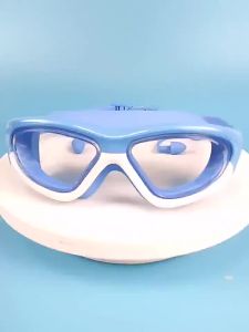 แว่นตาว่ายน้ำเด็ก แว่นตาว่ายน้ำ สีสันสดใส แว่นว่ายน้ำเด็กป้องกันแสงแดด UV ไม่เป็นฝ้า แว่นตาเด็ก ปรับระดับได้