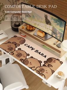 OULINFEI | Cute Guinea Pig Design Desk Mat Ultra-large Size