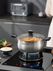 Supor | Dual-Ear Home Use Stainless Steel Thickened Milk Pot for Induction Cooker