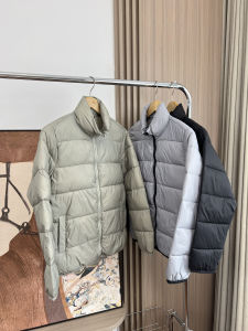 เสื้อแจ็คเก็ตผ้าฝ้ายกันลมสำหรับผู้ชาย ทรงหลวม ปกตั้ง แขนยาว ปกตั้ง แฟชั่นฤดูใบไม้ร่วง/ฤดูหนาว อบอุ่น น้ำหนักเบา นุ่ม ใส่สบาย