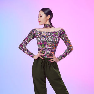 conny | Áo Tập Múa Đen