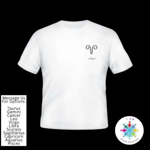 Bestselling Premium CUSTOMIZED SHIRTS by 1AM Glam Fashion Simple Zodiac Designs 