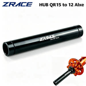 ZRACE | ZRACE Front HUB 15x100 to 12x100 Adapter Converter 15mm Axis to 12mm Axis for Disc Brake Road Bike QR15 to QR12
