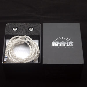 Flagship HiFi Flat Headphones with Replaceable MMXC Cable High Fidelity Sound In-Ear Monitor Earbuds No Microphone Included