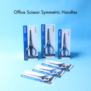 Bantex Gunting Serbaguna / Office Scissor Pegangan Ergonomis Pisau Baja Tahan Karat Ukuran 170 mm
