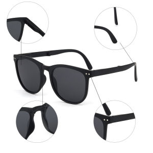 Kacamata Hitam Pria Wanita sunglasses square model lipat gaya retro new fashion korea INS fashion