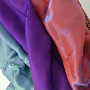 ผ้าซาตินลายนางเงือก Jisi ไล่เฉดสีสำหรับชุด Hanfu เสื้อเชิ้ตตุ๊กตาผ้า DIY สำหรับชุด 0.5 เมตร