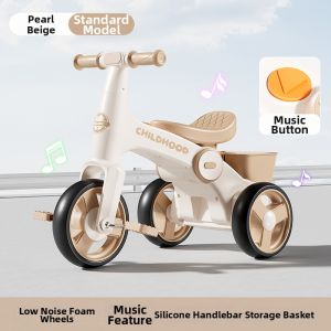 YIHECHUYAO | Bluetooth Music Multi-functional Childrens Electric Tricycle