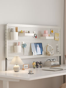 โมเดิร์น Minimalist โลหะขาตั้ง Hole Board Storage Rack Home Study Desk ชั้นวาง < Ne1> หอพักองค์กรผู้ถือ