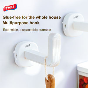 Taili treo móc gắn tường cho nhà phòng tắm nhà bếp văn phòng không khoan không đấm