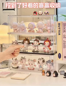 【SG Ready Stock】Transparent Display Storage Box | Dustproof Organizer for Collectible Figures