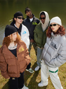 เสื้อแจ็คเก็ตขนเป็ด MEDM 90 ทรงพื้นฐาน ปักลาย ขนเป็ด ทรงสั้น ลำลอง ป้องกันลม อบอุ่น แฟชั่น ฤดูหนาว สำหรับผู้ชาย