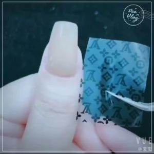 ชุดฟอยล์ติดเล็บ ฟอยล์ลอกลาย ฟอยล์แต่งเล็บ Holo ลูกไม้ กล่องละ 10 ชิ้น