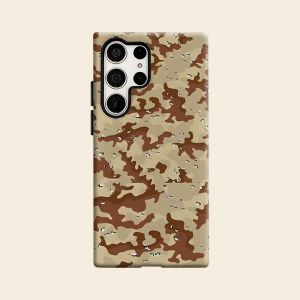 Desert Camouflage Print Luxury Fashion Full Lens Protective Case for Samsung Galaxy S26 S25 S24 A56 A36 Plus Ultra