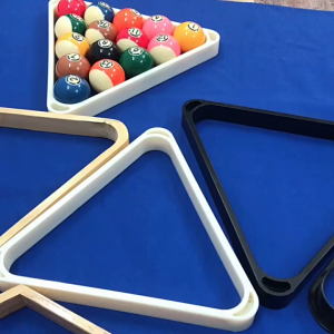 1PCS Segitiga Bola-9 Bentuk Berlian Warna Hitam Segitiga Billiard Plastik Cocok Untuk Lokasi Billiard Atau Untuk Perumahan