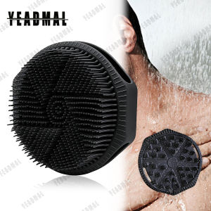 Silicone Body Scrubber Loofah Double-Sided Body BrushShower Scrubber and Scalp Massager Shampoo Brush for All Kinds of Skin