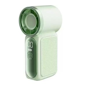 Portable Handheld Mini Fan Multiple Speed Adjust Type C Rechargeable Fan Digital Display Desktop Fan Outdoor Type-C Charging