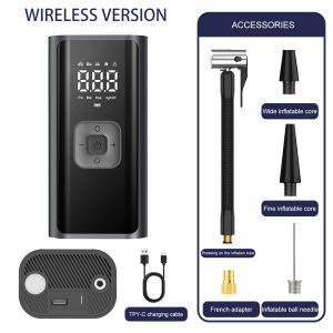 YIJU | YIJU Wireless Air Pump Portable Electric Tire Inflator For Car Bicycle Motorcycle Mini 150PSI Air Compressor Tire Air Injector