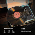 Victrola Portable Black Vinyl Record Player Bluetooth Speaker Handheld Birthday Gift Compact Vintage Style Turntable. 