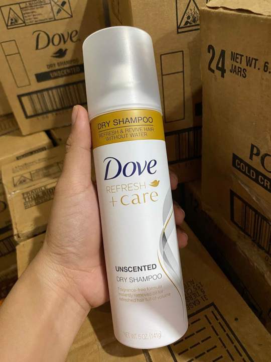 dove refresh plus care unscented dry shampoo 141g Lazada PH