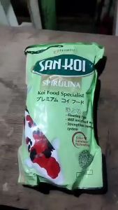 (BISA COD) BOWINDUSTRIES SAN KOI SANKOI Makanan Pakan Ikan Hias Koi Fish Food Spirulina 5 mm Medium 1 Kg BEST SELLER
