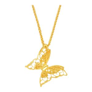 In-Escape Princess Butterfly Gold Pendant