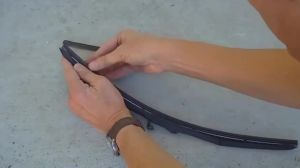 PINMOAP 1PC Car Wiper Filler Strip Natural Rubber Strip Suitable For 3-Section Wiper Blades 14"16"17"18"19"20"21"22"24"26"