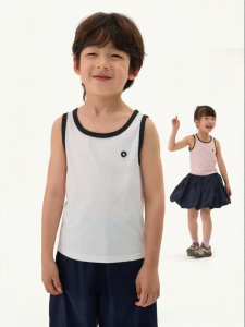 Q21 | Cotton-feel Quick-drying Childrens Vest Sleeveless for Inner and Outer Wear
