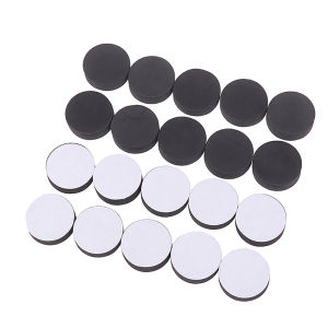 【Y】20Pcs/set Self-Adhesive EVA Speaker Shock Absorbing Foot Mat Anti-Slip Pad Desktop Foam Sponges For Speakers