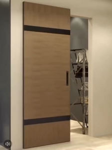 【Local shipping】CHUANGCHAO 120/150 CM 4/5 Ft Concealed Sliding Barn Door Track Set Soft Close Floating Hidden Rail Mechanism
