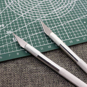 Bộ cắt mỹ thuật dao khắc trổ bút chì gỗ nghệ thuật 5 lưỡi tiện lợi