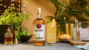 BACARDI Anejo Cuatro Aged Gold Rum - 750ml / 75cl 40% ABV - Aged Four Years Under the Caribbean Sun
