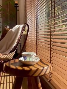 Blockout Curtains Window Blinds Shades Blockout Curtain Blind Window Blinds Roller Sunshade For Home Window New Solid Wood Blackout Curtains Wooden Blinds Electric 百叶窗
