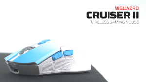 Fantech CRUISER II WG11v2RD Wireless Gaming Mouse with Stylish RGB-lit Dock and Pixart 3212 Sensor