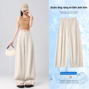 La Chapelle | Quần Culottes Tencel Cao Bụng Thiết Kế Đục Lỗ