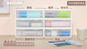 LUCKY HOME กล่องลิ้นชักเดี่ยวตั้งโต๊ะ CK-11/CK-12 ขนาด (กว้างxยาวxสูง) 19.5 x 27.5 x 9.5 cm. 2.8 ลิตร