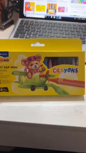 🖍️ Bút Sáp Màu Colokit 18 Màu – Tô Vẽ Sáng Tạo Mỗi Ngày