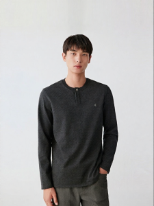 ICICLE | Straight Long Sleeve Cotton T-shirt