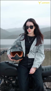 Vành chắn nắng mũ bảo hiểm Jarvan gắn 3 nút – nhựa PP cao cấp tháo lắp nhanh gắn cho nhiều loại mũ