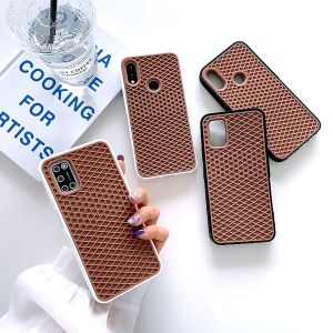 OPPO A15 A16 A55 5G A15S A57 A77 A77S 5G A74 A95 A54 A94 4G A31 2020 A8 A5 A9 2020 F11 Pro Vans Waffle Case For OPPO F9 Pro A3s A5s A7X X5s A12e A12 Waffle Sole Mesh Pattern Soft TPU Casing Luxurious Cover