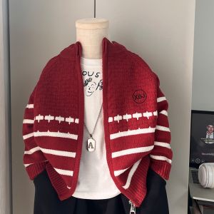 Winter Boys Stylish Knit Sweater Red