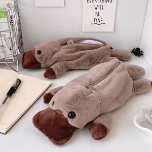 Tempat Pensil Kain Platypus Bulu Halus Tepak Kotak Pencil Case MCOB4269